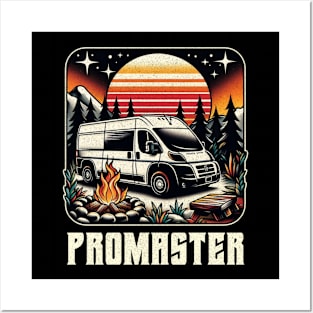 Promaster Vanlife sunset vibe Posters and Art